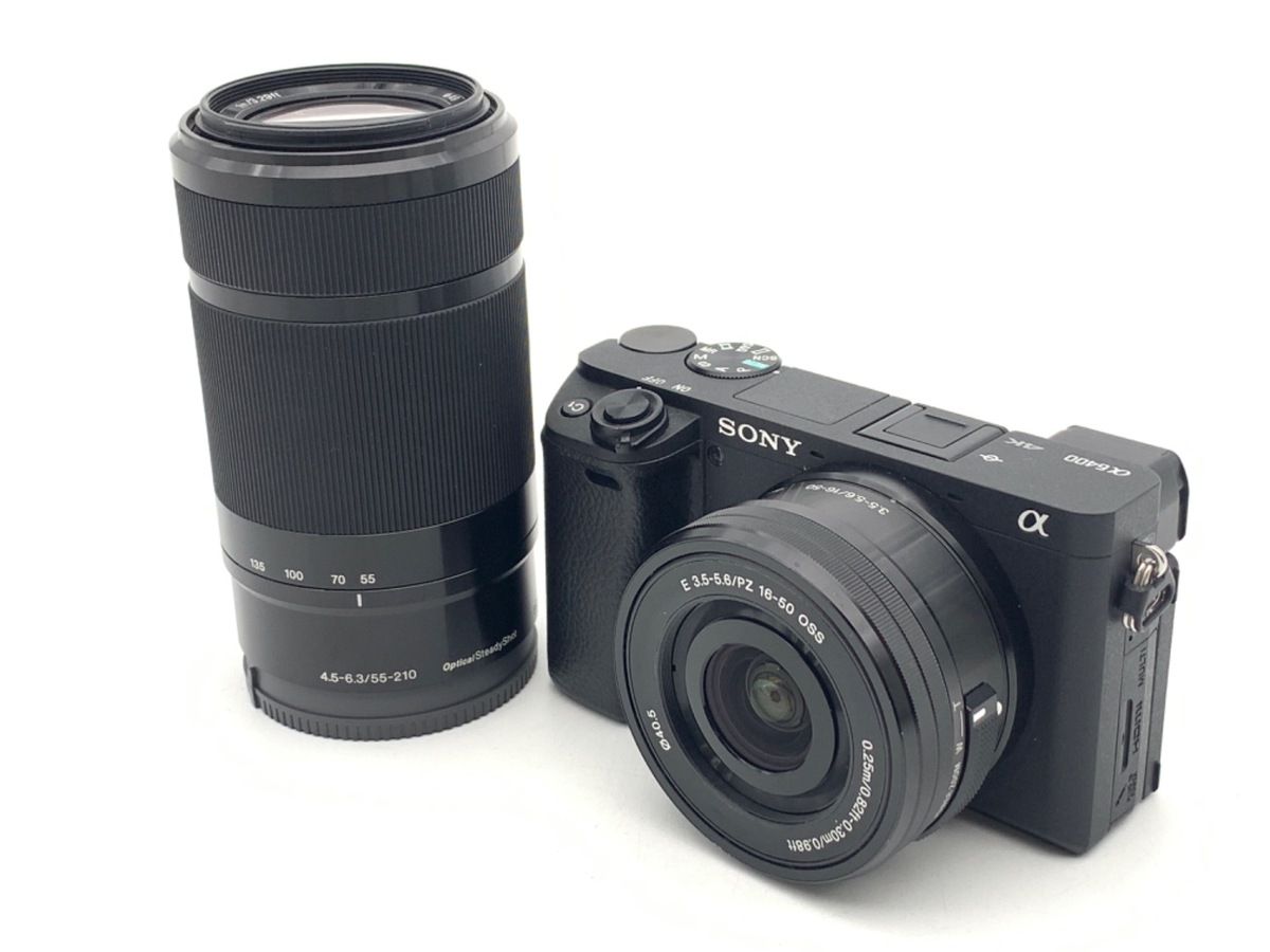 中古：B(並品)】ソニー α6400 ダブルズームレンズキット
