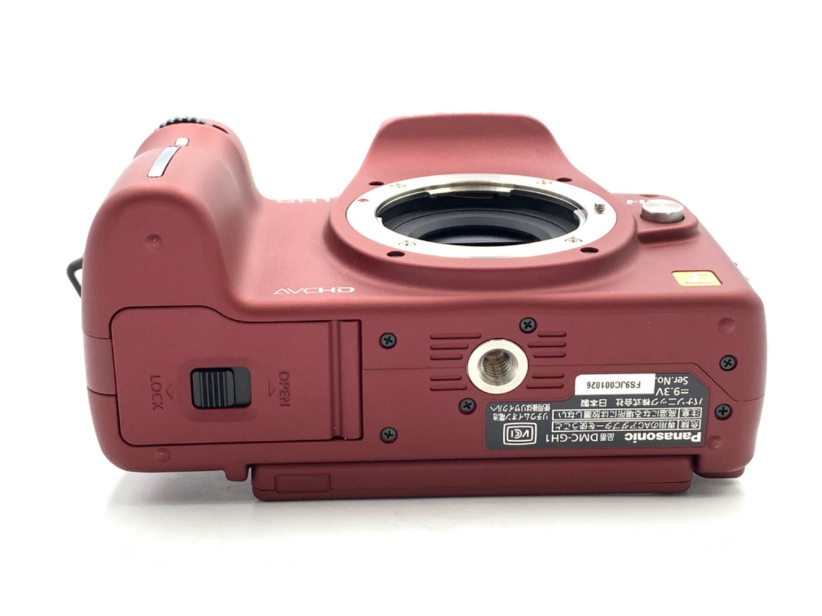 【オープニング 大放出セール】 中古：B(並品)】パナソニック DMC-GH1 レッド ボディ デジタルカメラ