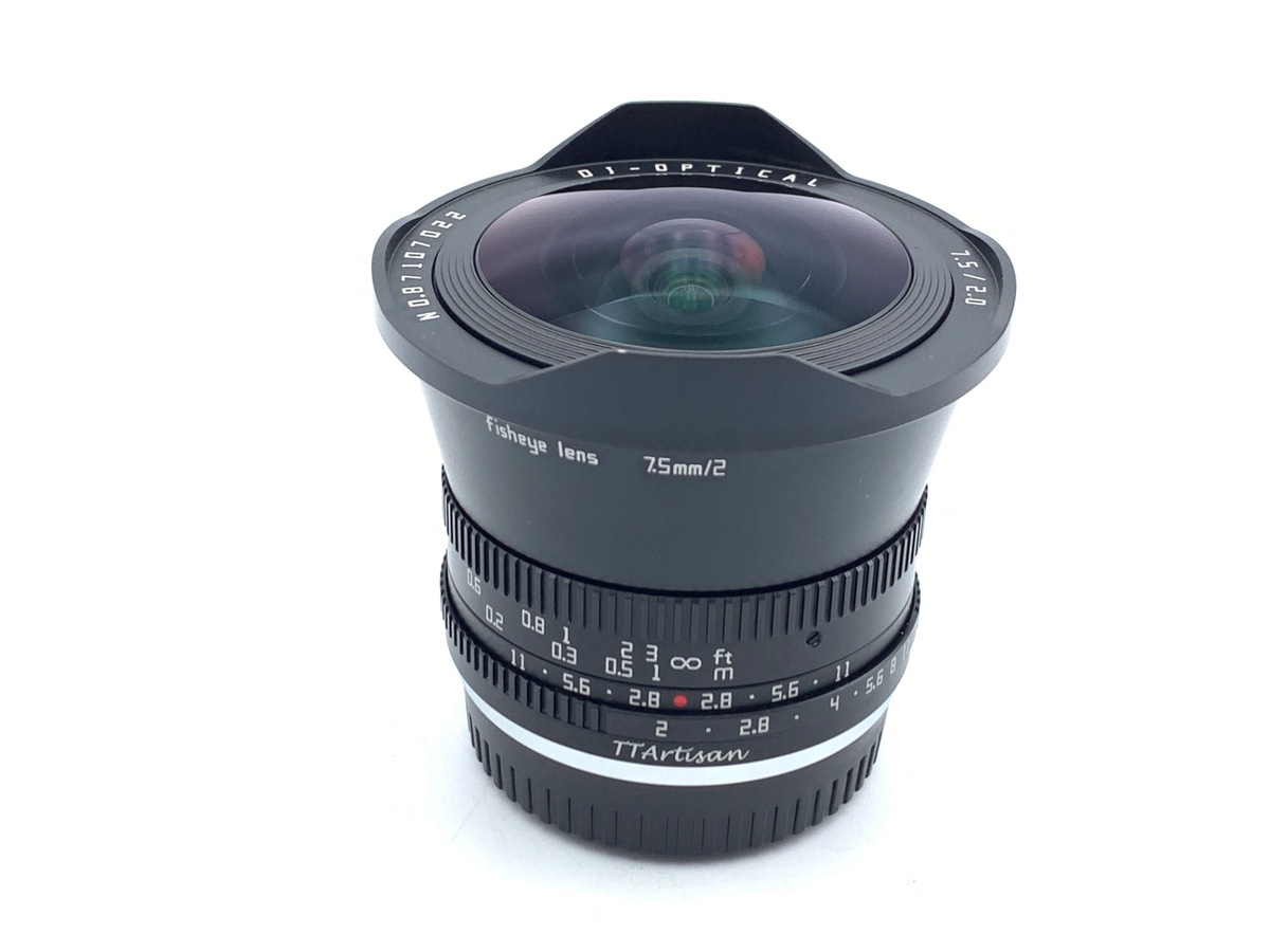 中古：AB(良品)】銘匠光学 TTArtisan 7.5mm f/2 C Fisheye フジ