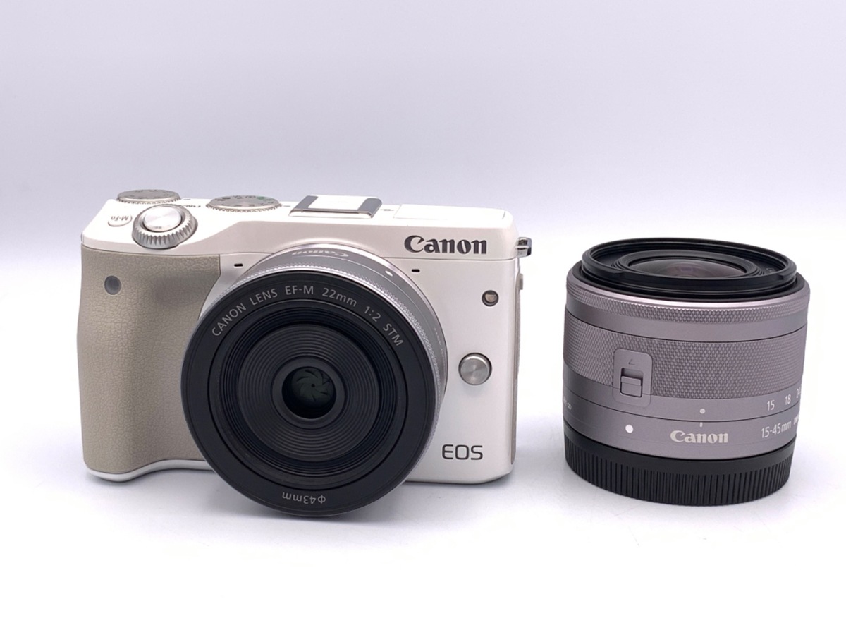 Canon EOS M3 ダブルレンズキットスマホ/家電/カメラ