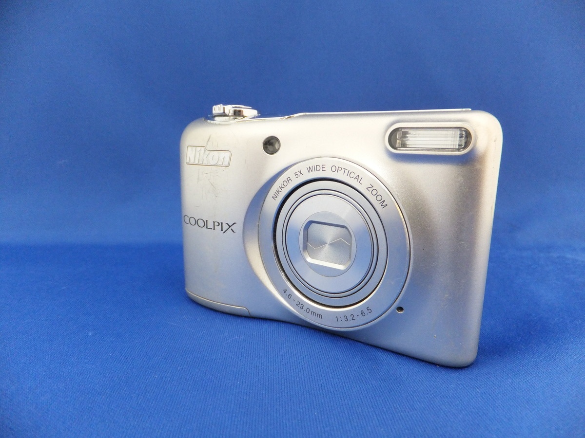 中古】 超美品 COOLPIX L30 シルバー 安心保証 即日発送