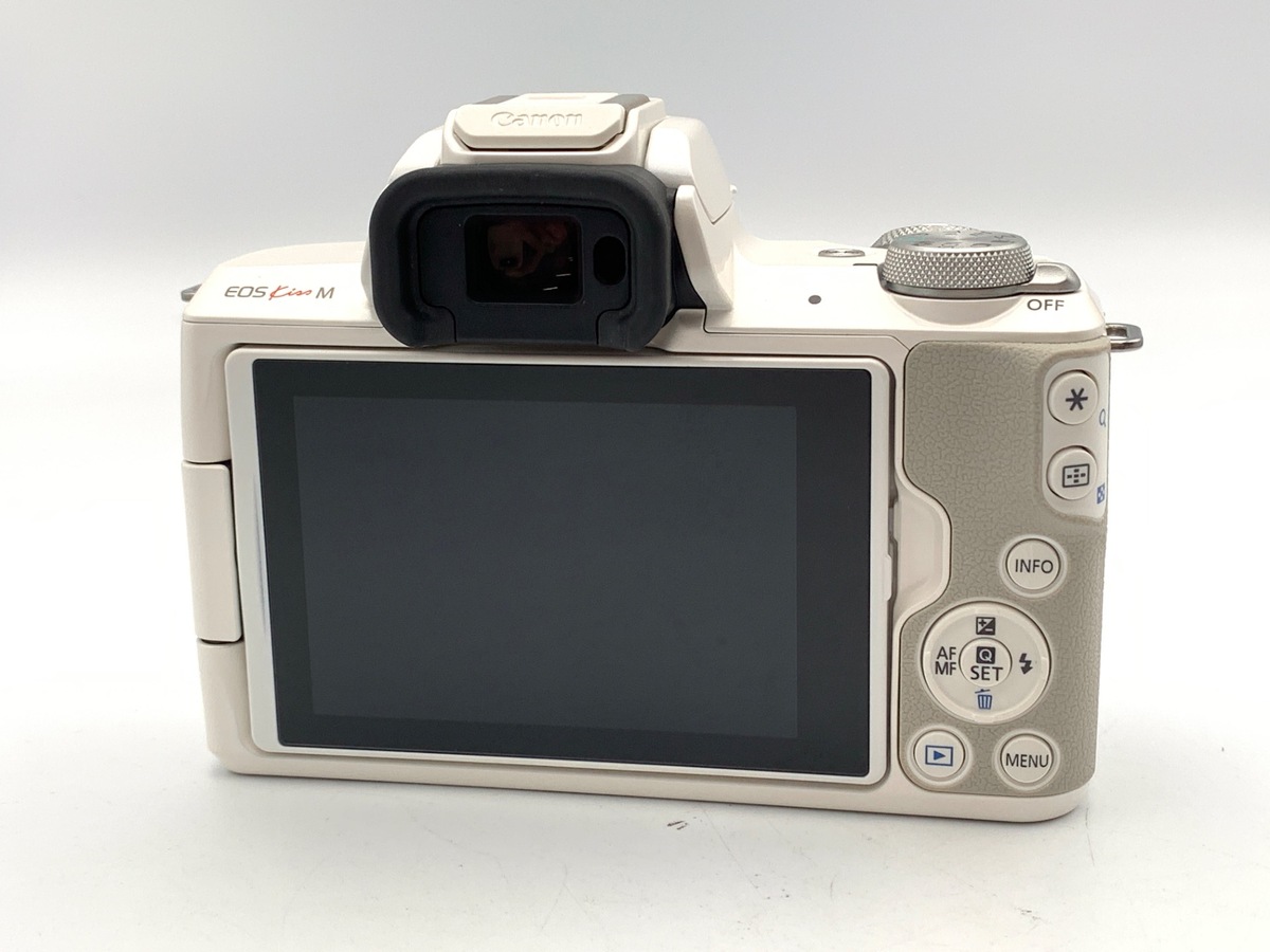 中古：B(並品)】キヤノン EOS Kiss M ボディ ホワイト