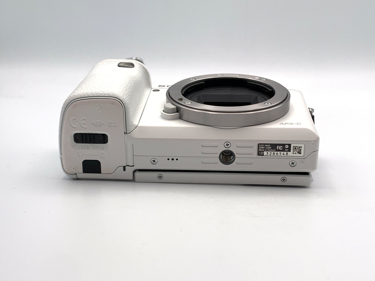 中古：AB(良品)】ソニー α6000 ボディ ホワイト [ILCE-6000