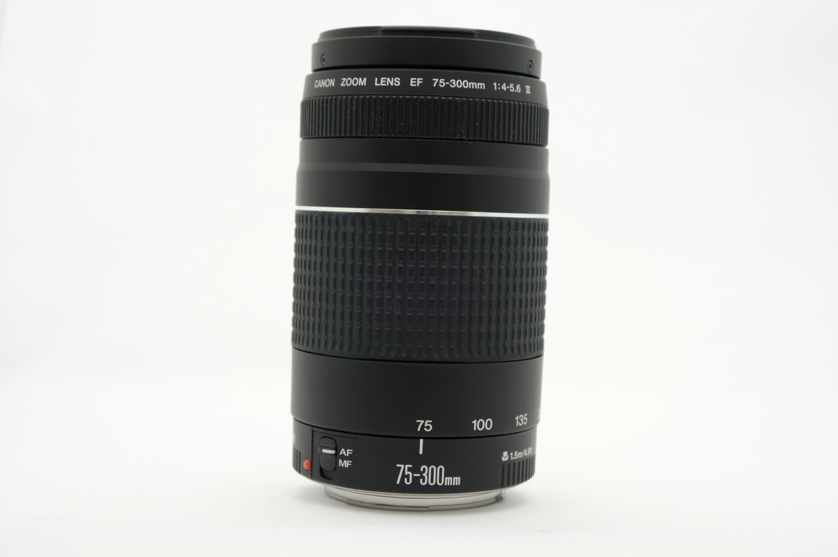 中古：C(やや難あり)】キヤノン EF 75-300mm F4-5.6 III