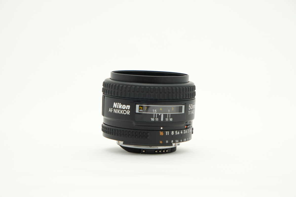 中古：C(やや難あり)】ニコン Ai AF Nikkor 50mm F1.4D