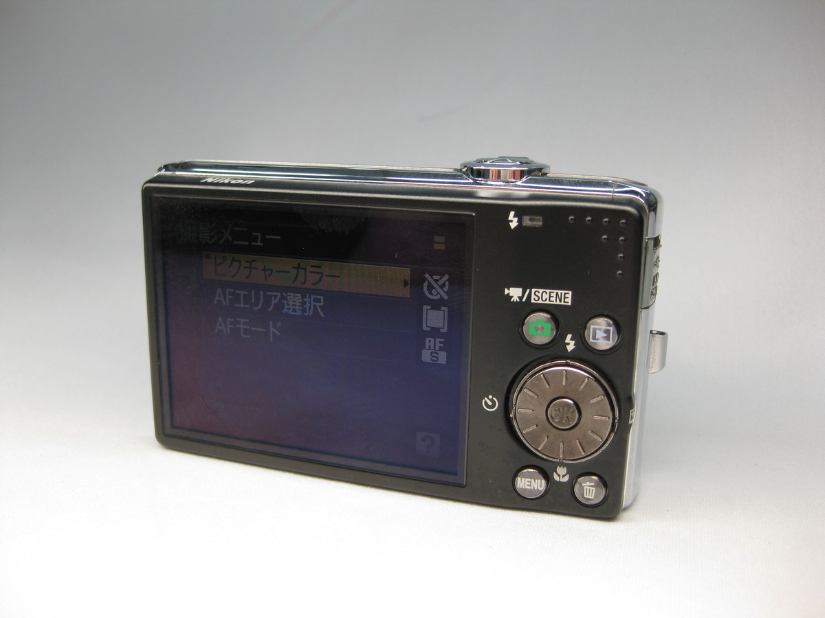 中古：C(やや難あり)】ニコン COOLPIX S620 シルバー