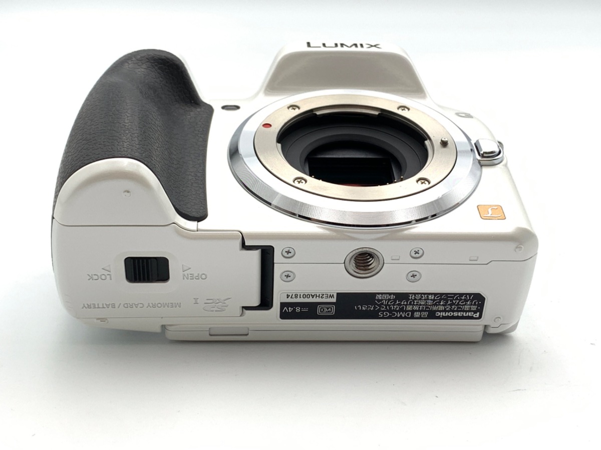 中古：C(やや難あり)】パナソニック LUMIX DMC-G5-W ボディ