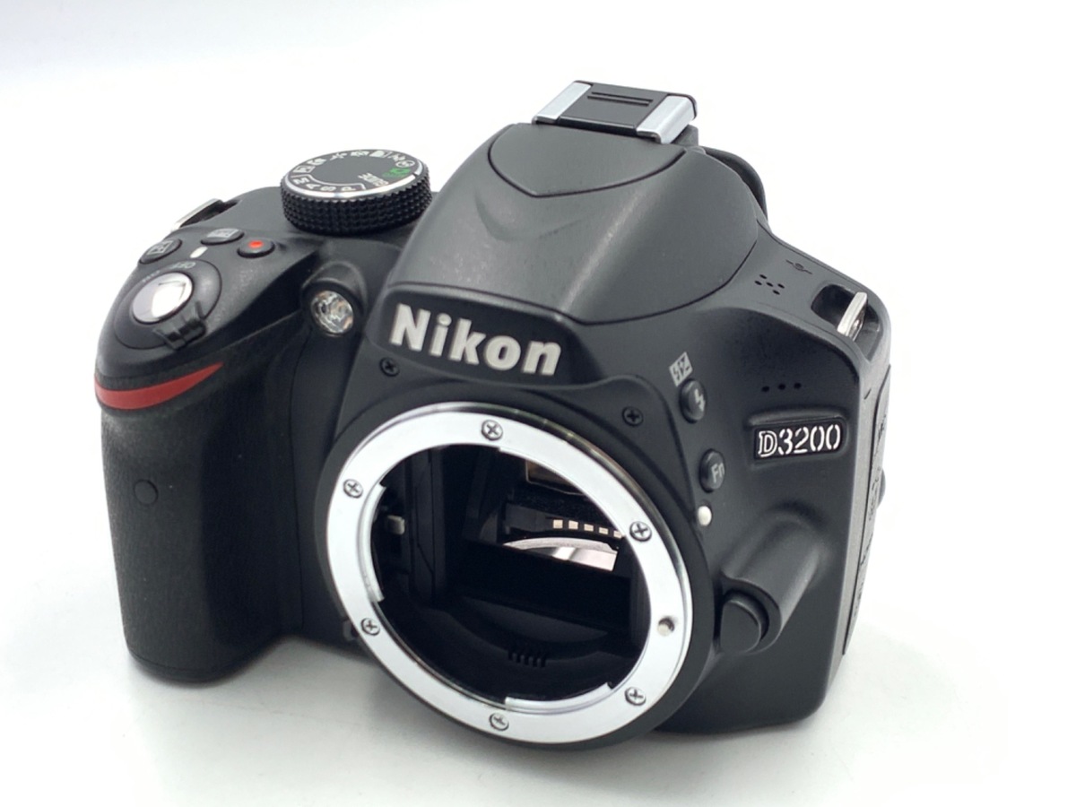 Nikon D3200 24.2MP 18-55/55-200mm Lens Set RED [Exc+++] w