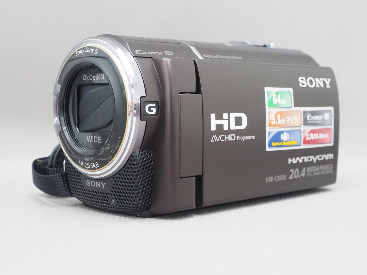 SONY デジタルHDビデオカメラ HDR-CX590V ボルドーブラウン