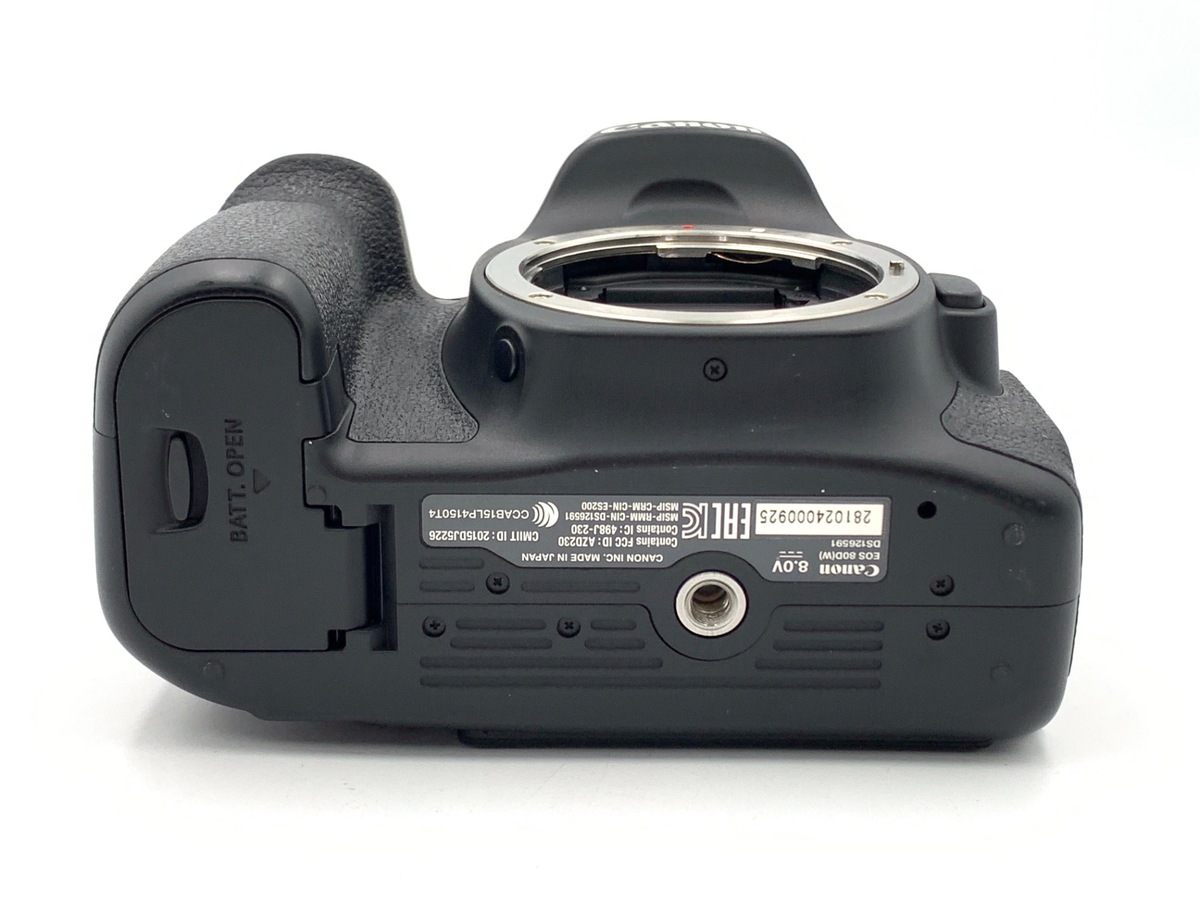 代引き人気 中古：B(並品)】キヤノン EOS 2449500033220 | ボディ 80D デジタルカメラ